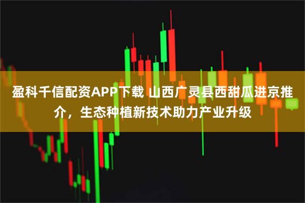 盈科千信配资APP下载 山西广灵县西甜瓜进京推介，生态种植新技术助力产业升级